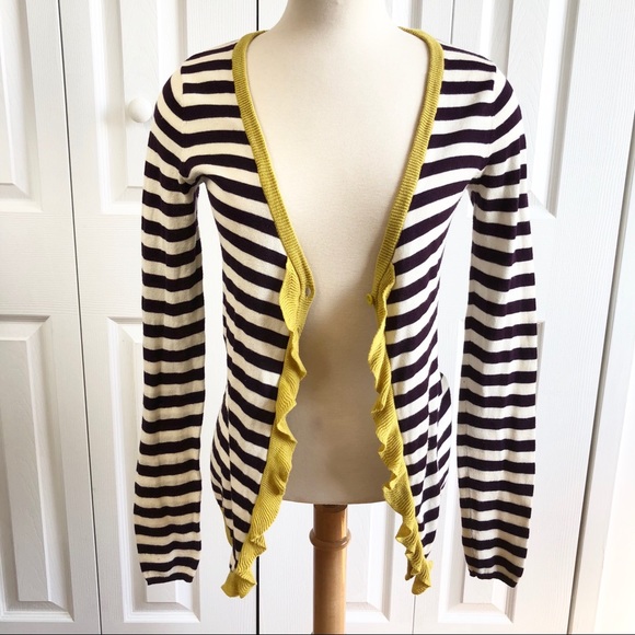 ANTHROPOLOGIE SPARROW Striped Cardigan - Picture 3 of 6
